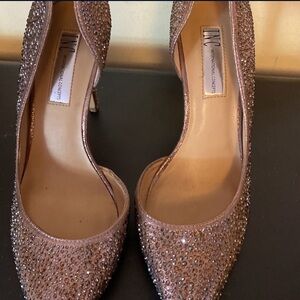Rose Gold Stone Heels